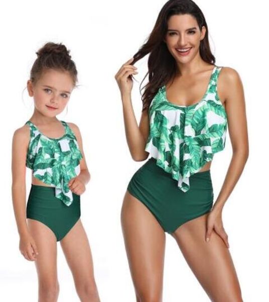 girl ladies 2020 split swimwear women's high waisted bikini with ruffles parent-child swim wear bikini set yakuda flexible stylish kid, White;black
girl ladies 2020 split swimwear women's high waisted bikini with ruffles parent-child swim wear bikini set yakuda flexible stylish kid, White;black
