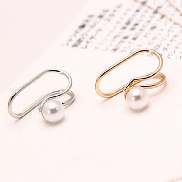 new fashion jewelry u shaped ear cuff color 1 pair girls female star simulation pearl rhinestone ear clip, Silver
new fashion jewelry u shaped ear cuff color 1 pair girls female star simulation pearl rhinestone ear clip, Silver