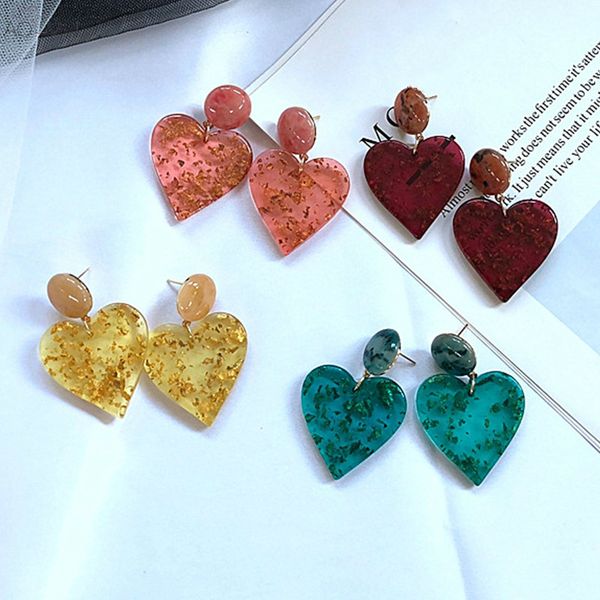 aomu fashion cute gold foil transparent acrylic earrings geometric resin love heart stud earrings temperament bijoux, Golden;silver
aomu fashion cute gold foil transparent acrylic earrings geometric resin love heart stud earrings temperament bijoux, Golden;silver