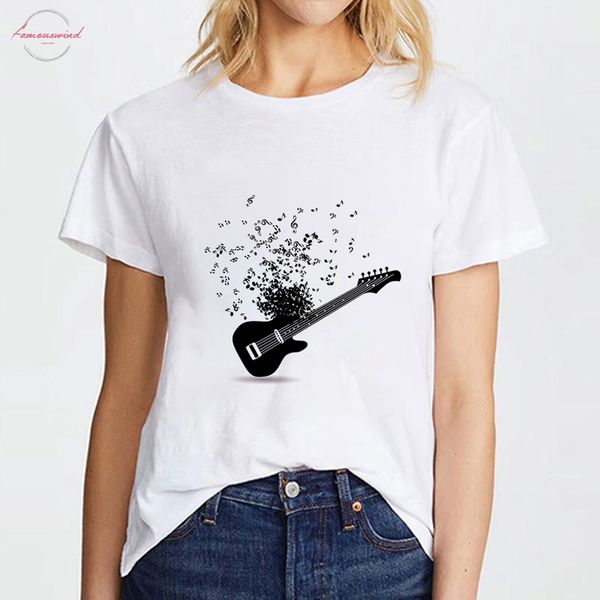 2020 новая музыка примечание printed t shirt женщины hipster футболка женская мода harajuku белый tops тенниска одежды, White
2020 новая музыка примечание printed t shirt женщины hipster футболка женская мода harajuku белый tops тенниска одежды, White