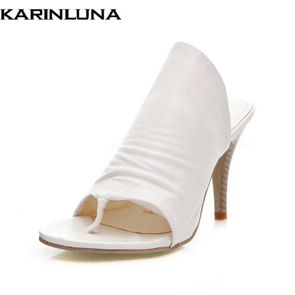 karinluna large size 34-43 summer mules pumps women shoes thin high heels party woman shoes, Black
karinluna large size 34-43 summer mules pumps women shoes thin high heels party woman shoes, Black