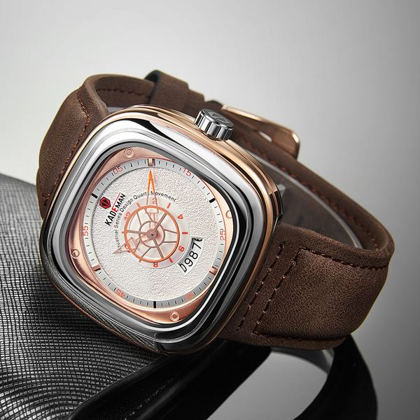 luxury square watches men 2019 luxury sports quartz watch brand kademan casual leather wristwatch business relogio masculino ly191213, Slivery;brown 
luxury square watches men 2019 luxury sports quartz watch brand kademan casual leather wristwatch business relogio masculino ly191213, Slivery;brown