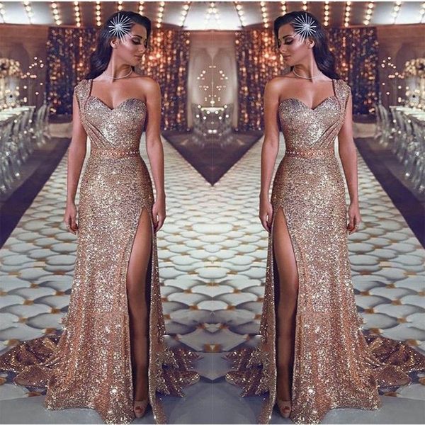bling bling long prom dresses with high split prom gowns one-shoulder evening party with train dresses vestido de, Black
bling bling long prom dresses with high split prom gowns one-shoulder evening party with train dresses vestido de, Black