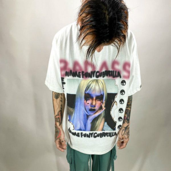 men women streetwear 2020 summer fashion characters printing over tide tees mens casual loose new t-shirts women oversize clothing, White;black
men women streetwear 2020 summer fashion characters printing over tide tees mens casual loose new t-shirts women oversize clothing, White;black