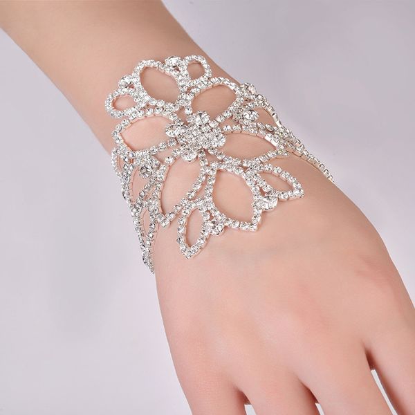 silver color crystal bracelets for women floral bridal ankle bracelets & bangles wedding engagement jewelry n30, Golden;silver
silver color crystal bracelets for women floral bridal ankle bracelets & bangles wedding engagement jewelry n30, Golden;silver