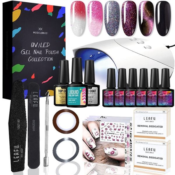 modelones 21pcs/lot glitter led gel nail polish semi permanent hybrid base coat nail led lamp art set 36w uv lamp gel set
modelones 21pcs/lot glitter led gel nail polish semi permanent hybrid base coat nail led lamp art set 36w uv lamp gel set