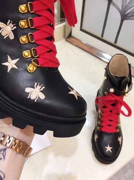 dy leather laureate platform women high heel martin desert boots designer shoes fashion with box q2, Black
dy leather laureate platform women high heel martin desert boots designer shoes fashion with box q2, Black