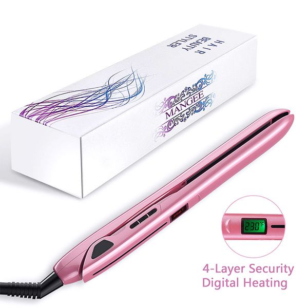 professional ceramic hair straightener led display flat iron salon hair styling tools iron dry & wet, Black
professional ceramic hair straightener led display flat iron salon hair styling tools iron dry & wet, Black