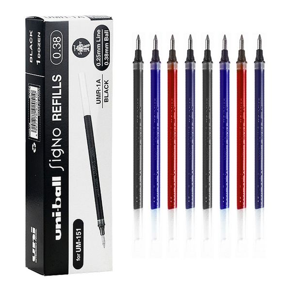 12pcs/lot japan uni neutral refill umr-1 pen refill 0.28mm/ 0.38mm/ 0.5mm for um-151 gel pen exam office stationery, Black;red
12pcs/lot japan uni neutral refill umr-1 pen refill 0.28mm/ 0.38mm/ 0.5mm for um-151 gel pen exam office stationery, Black;red
