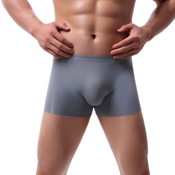 men soft boxers male casual underpants pure color breathable comfort underwear ice-silk mens underwear cueca masculina new, Black;white
men soft boxers male casual underpants pure color breathable comfort underwear ice-silk mens underwear cueca masculina new, Black;white