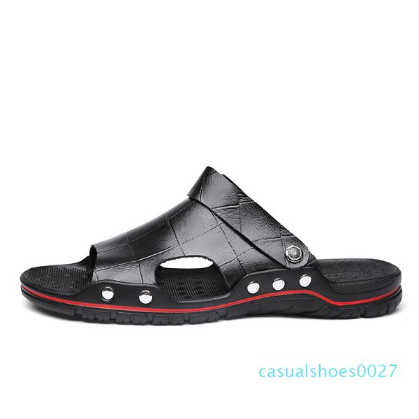 2020 mens sandals summer genuine leather sandals men outdoor casual flat sandeles for men soft fashion big size 48 c47, Black
2020 mens sandals summer genuine leather sandals men outdoor casual flat sandeles for men soft fashion big size 48 c47, Black