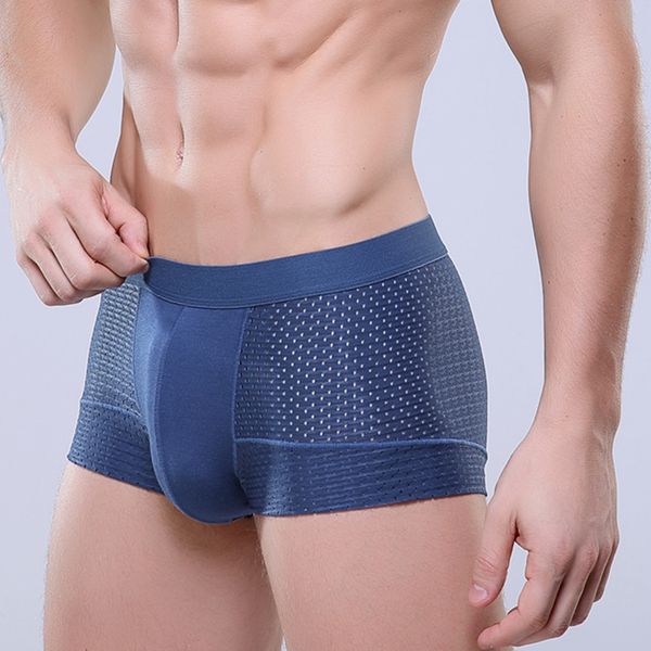 men-viscose hollow out breathable mesh boxer knicker, Black;white
men-viscose hollow out breathable mesh boxer knicker, Black;white
