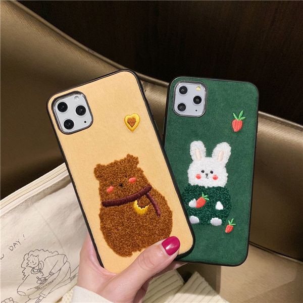 embroidery stitch cartoon bear rabbit cell phone case cover for iphone 11 pro max xs max xr xs x 7 8 plus
embroidery stitch cartoon bear rabbit cell phone case cover for iphone 11 pro max xs max xr xs x 7 8 plus