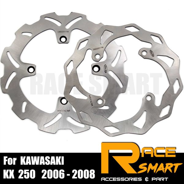 motorcycle cnc front and rear brake disk disc for kx 250 2006 - 2008 floating motorcycles brake rotors 2007 2008 2009 2010
motorcycle cnc front and rear brake disk disc for kx 250 2006 - 2008 floating motorcycles brake rotors 2007 2008 2009 2010