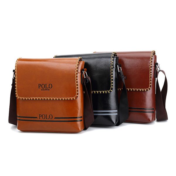 sulppaipolo quality original leather male casual shoulder messenger bag pu leather fashion cross-body mens briefcase bags
sulppaipolo quality original leather male casual shoulder messenger bag pu leather fashion cross-body mens briefcase bags