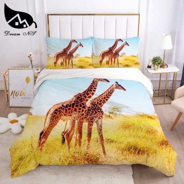 dream ns high-precision printing pattern 3pcs giraffe juego de cama bedding home textiles set bedclothes duvet cover pillo
dream ns high-precision printing pattern 3pcs giraffe juego de cama bedding home textiles set bedclothes duvet cover pillo