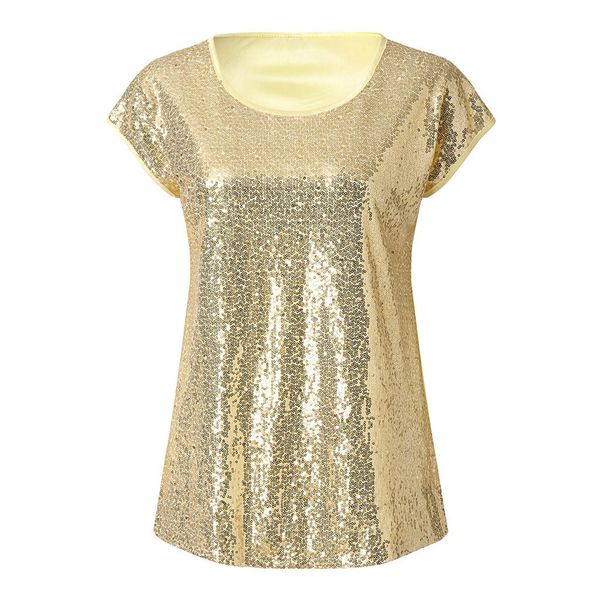 summer fashion bling sequin blouse casual ladies tunic solid tee female womens short sleeve shirt blusas femininas pullover, White
summer fashion bling sequin blouse casual ladies tunic solid tee female womens short sleeve shirt blusas femininas pullover, White