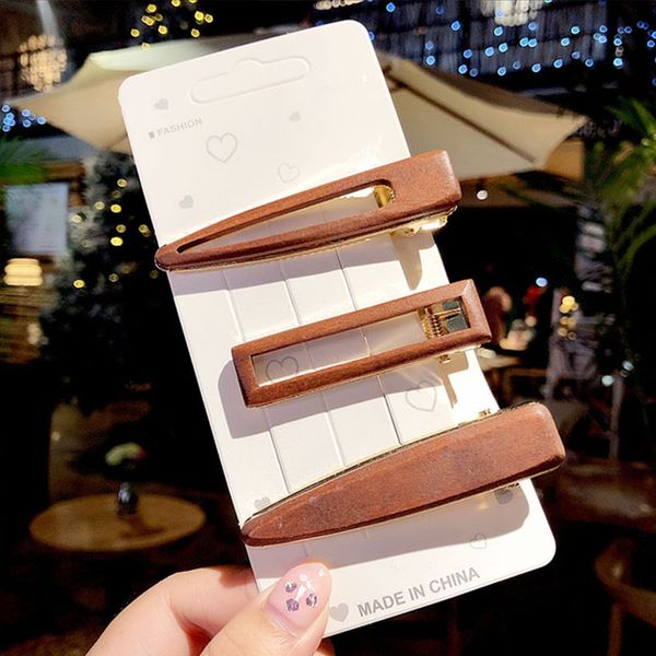 3pcs/set new women vintage wood geometric hairpins sweet colorful hair clips barrettes elegant headband fashion hair accessories
3pcs/set new women vintage wood geometric hairpins sweet colorful hair clips barrettes elegant headband fashion hair accessories