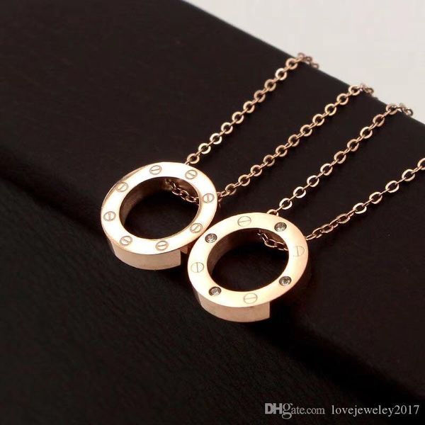 316l titanium steel rose gold screw circle pendant necklaces for women silver 18k gold round necklace with diamond choker fashion jewelry
316l titanium steel rose gold screw circle pendant necklaces for women silver 18k gold round necklace with diamond choker fashion jewelry