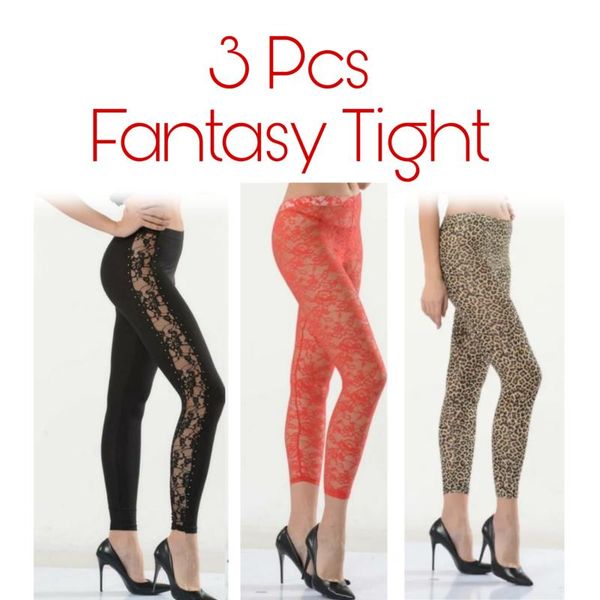 3 different model leggings women tights lacy tights women pants tulle leggings leopard fancy turkish made, Black
3 different model leggings women tights lacy tights women pants tulle leggings leopard fancy turkish made, Black