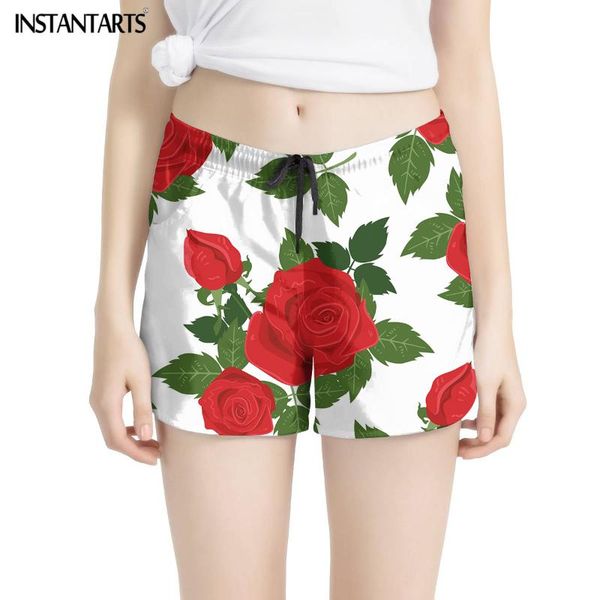 instantarts 2020 bright red rose print women summer beach shorts grils outdoor sport broad shorts quick dry surfing
instantarts 2020 bright red rose print women summer beach shorts grils outdoor sport broad shorts quick dry surfing