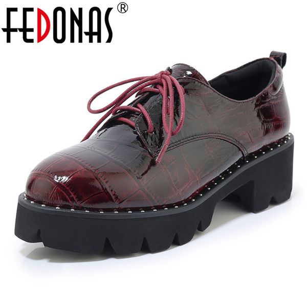 fedonas classic women spring autumn pumps basic genuine cow patent leather casual shoes woman big size female platforms shoes, Black
fedonas classic women spring autumn pumps basic genuine cow patent leather casual shoes woman big size female platforms shoes, Black