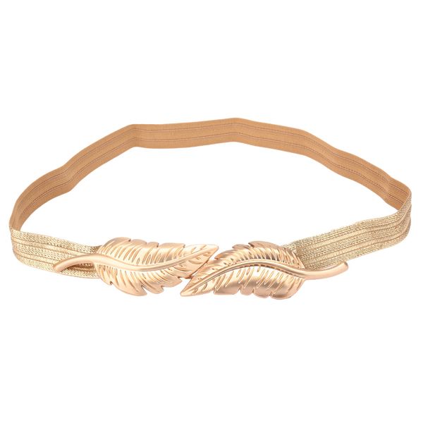 vintage belt for women leaves clasp stretch skinny elastic belt metal waist strap gold ceinture femme woman dress waist belts, Black;brown
vintage belt for women leaves clasp stretch skinny elastic belt metal waist strap gold ceinture femme woman dress waist belts, Black;brown
