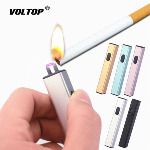 

mini arc cigarette lighter car accesories usb charger adapter metal windproof multifunctional portable creative gift lighter