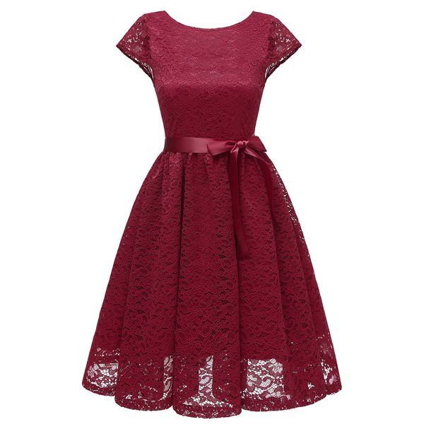 dress female 2018 fashion women vintage princess floral lace cocktail bandage party aline swing dress vestidos robe, Black;gray
dress female 2018 fashion women vintage princess floral lace cocktail bandage party aline swing dress vestidos robe, Black;gray