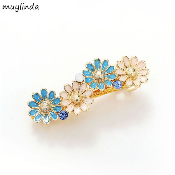 muylinda daisy flower hair clip jewelry crystal fashion enamel hair pin rhinestone hair accessories for women, White;golden
muylinda daisy flower hair clip jewelry crystal fashion enamel hair pin rhinestone hair accessories for women, White;golden