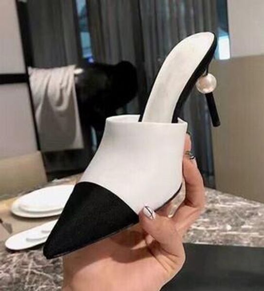 Женские тапочки Летняя мода Марка Ins chic Классический сексуальный Стройный кончик