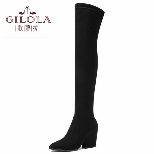 high heels over the knee high boots motorcycle winter women boots platform hoof heels women shoes warm slip on #y0300376f, Black
high heels over the knee high boots motorcycle winter women boots platform hoof heels women shoes warm slip on #y0300376f, Black