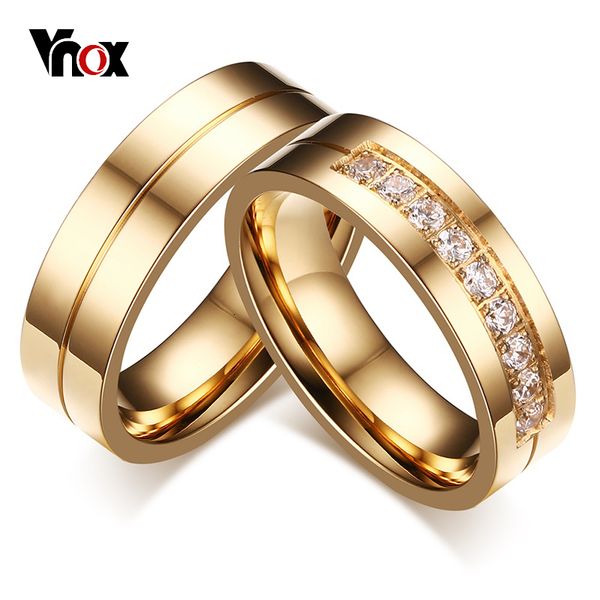 vnox 1 pair wedding rings for women men couple promise band stainless steel anniversary engagement jewelry alliance bijoux, Silver
vnox 1 pair wedding rings for women men couple promise band stainless steel anniversary engagement jewelry alliance bijoux, Silver