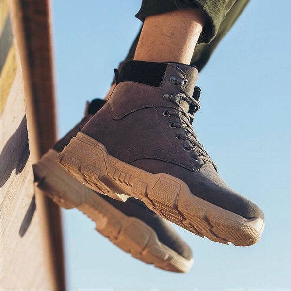 2019 new fashion men shoes boots black gray short boots men pu leather resisting casual shoes working lh-52
2019 new fashion men shoes boots black gray short boots men pu leather resisting casual shoes working lh-52