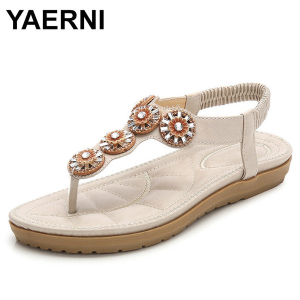 yaerninew summer bohemia beach leisure wood buckle comfortable flat sandals women flower crystal flipflop women shoes large size, Black
yaerninew summer bohemia beach leisure wood buckle comfortable flat sandals women flower crystal flipflop women shoes large size, Black