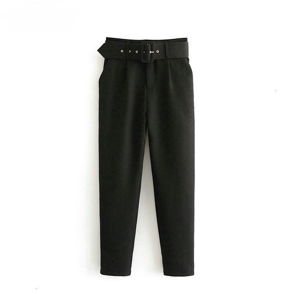 high suit pants woman black waist sashes pockets office ladies pants fashion middle aged pink yellow flare pants, Black;white
high suit pants woman black waist sashes pockets office ladies pants fashion middle aged pink yellow flare pants, Black;white