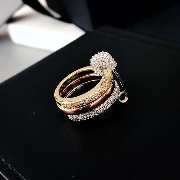 s925 sterling silver tricolor pin ring personality rings noble temperament noble temperament superior quality little, Golden;silver
s925 sterling silver tricolor pin ring personality rings noble temperament noble temperament superior quality little, Golden;silver