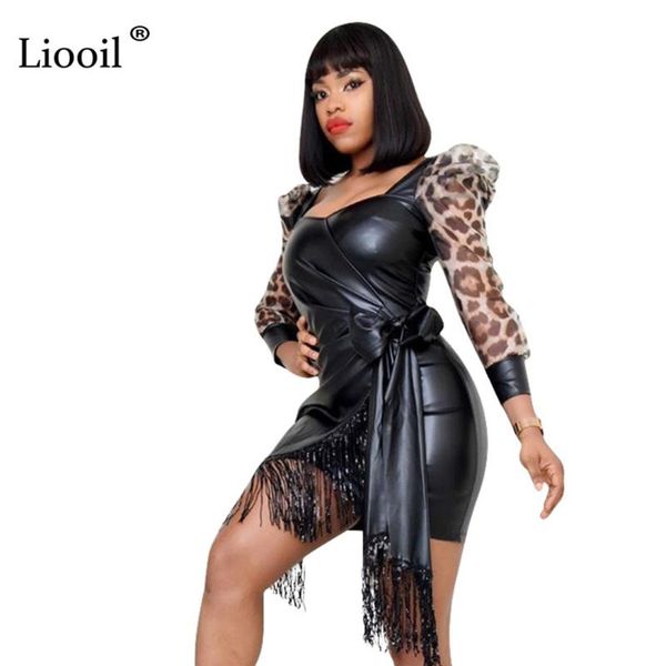 liooil black leopard print bodycon mini dress women 2020 long sleeve strapless tassel tight dresses woman party night club, Black;gray
liooil black leopard print bodycon mini dress women 2020 long sleeve strapless tassel tight dresses woman party night club, Black;gray