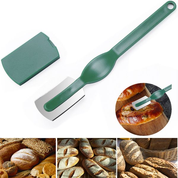 elling green carbon steel arc-shaped cutting knife baguette toast bread cake cutter bakeware baking tool with cap
elling green carbon steel arc-shaped cutting knife baguette toast bread cake cutter bakeware baking tool with cap