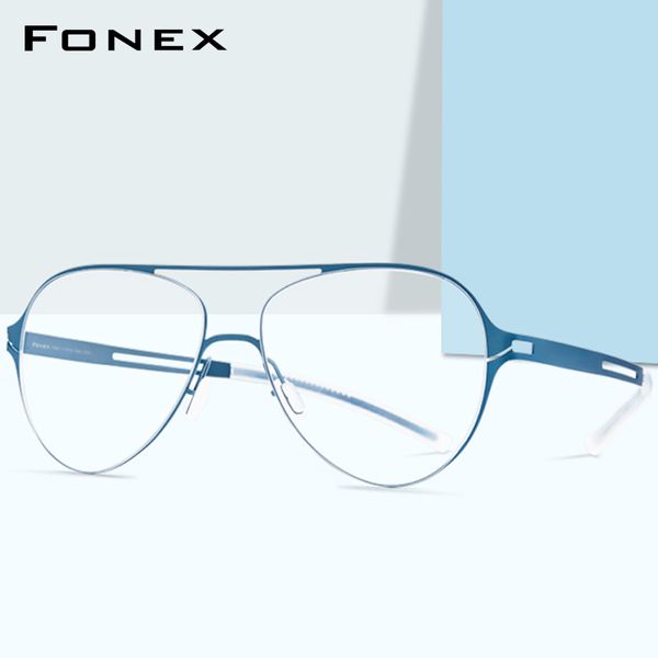 fonex b titanium glasses frame men aviation myopia optical prescription eyeglasses 2020 antiskid silicone screwless eyewear 8528, Black
fonex b titanium glasses frame men aviation myopia optical prescription eyeglasses 2020 antiskid silicone screwless eyewear 8528, Black
