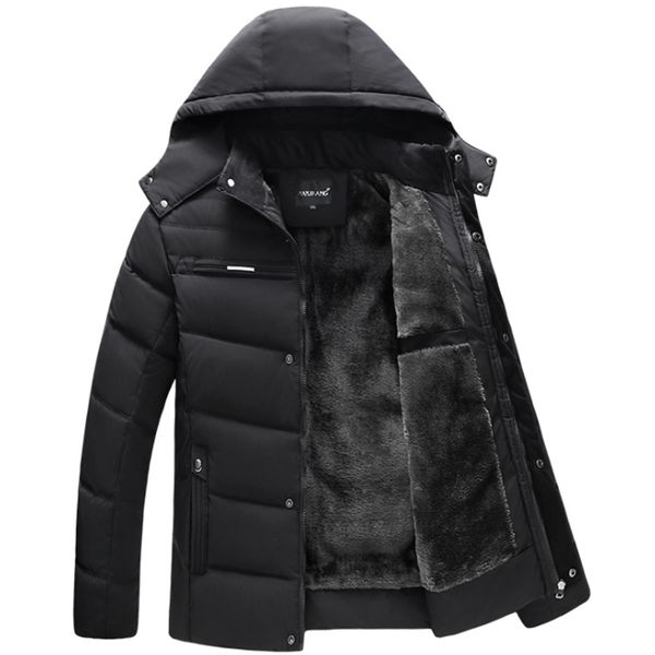 men's down & parkas winter men long 2021 fashion casual slim thick warm coats for fur hooded overcoats male fleece windproof clothes, Black
men's down & parkas winter men long 2021 fashion casual slim thick warm coats for fur hooded overcoats male fleece windproof clothes, Black
