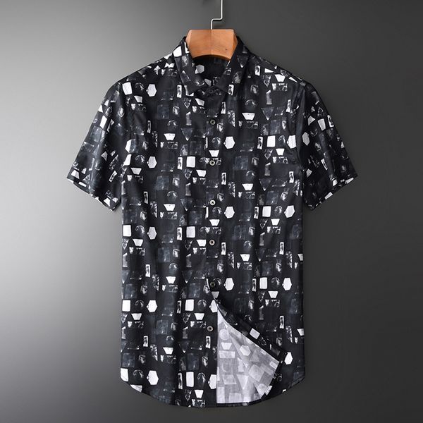 minglu summer mens shirts luxury abstract pattern allover printing mens dress shirts plus size 4xl camisa masculina man, White;black
minglu summer mens shirts luxury abstract pattern allover printing mens dress shirts plus size 4xl camisa masculina man, White;black