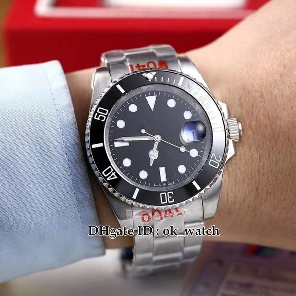 new upgraded version 116610ln-97200 miyota 8215 automatic mens watch 40mm black dial 316l steel case sapphire glass gents business watches, Slivery;brown
new upgraded version 116610ln-97200 miyota 8215 automatic mens watch 40mm black dial 316l steel case sapphire glass gents business watches, Slivery;brown