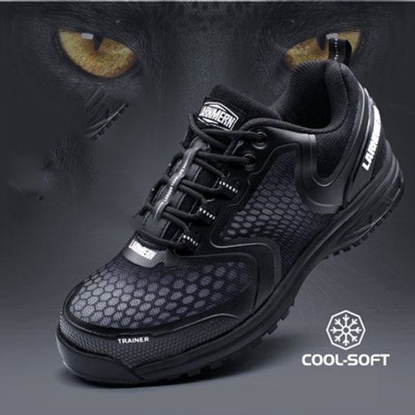 steel toecap safety shoes casual breathable outdoor sneakers puncture proof boots industrial work shoes for men, Black
steel toecap safety shoes casual breathable outdoor sneakers puncture proof boots industrial work shoes for men, Black