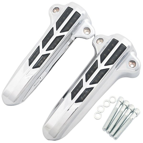 front lower fork leg covers slider led warning light for harley touring electra glide 2014-2019
front lower fork leg covers slider led warning light for harley touring electra glide 2014-2019