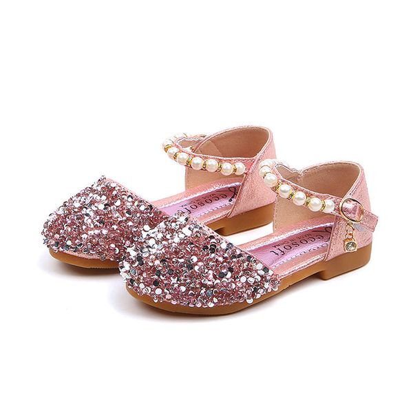 Children Girls Sequins Pearl Leather Shoes 2020 Girls Princess Shoes Single Shoes Fashionable Button Sandals Zapato #YL1
Children Girls Sequins Pearl Leather Shoes 2020 Girls Princess Shoes Single Shoes Fashionable Button Sandals Zapato #YL1