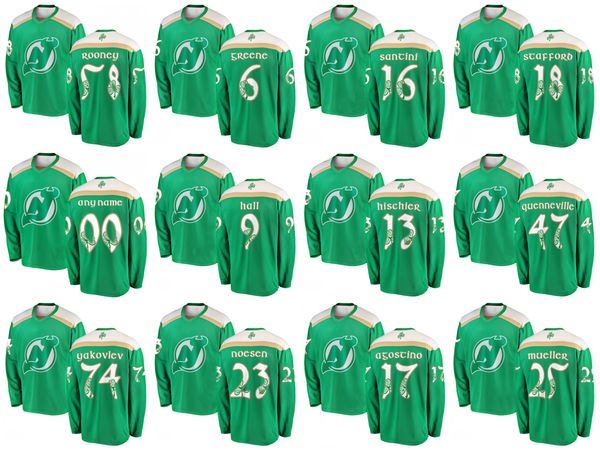 New Jersey Devils 9 Taylor Hall 13 Nico Hischier Miles Wood Blake Pietila John Quenneville Nick Lappin Green Stitched Hockey Jerseys S-XXXL
New Jersey Devils 9 Taylor Hall 13 Nico Hischier Miles Wood Blake Pietila John Quenneville Nick Lappin Green Stitched Hockey Jerseys S-XXXL