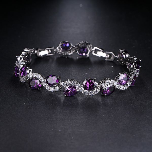 emmaya new fashion purple zircon bangle bracelets fashion new design wedding jewelry for women, Golden;silver
emmaya new fashion purple zircon bangle bracelets fashion new design wedding jewelry for women, Golden;silver