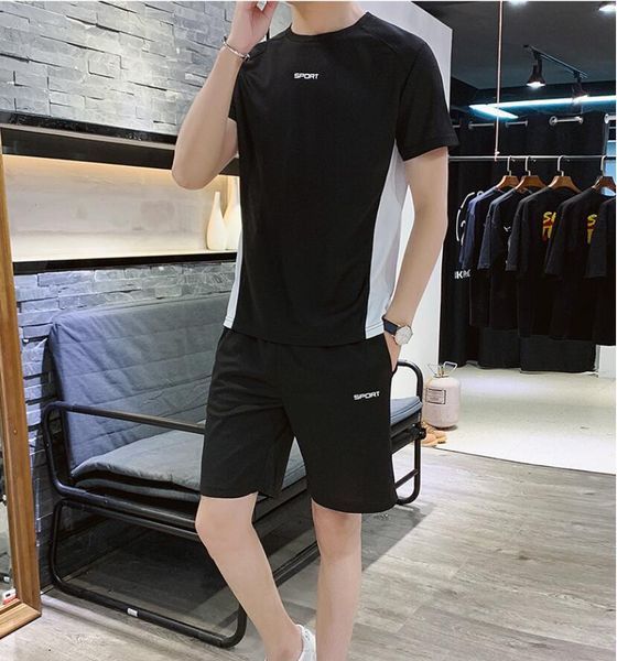 2020 new f5906 men's sets t shirts+shorts men two piece suit tracksuit male casual tshirts workout fitness sets jogger suits for men, Gray
2020 new f5906 men's sets t shirts+shorts men two piece suit tracksuit male casual tshirts workout fitness sets jogger suits for men, Gray