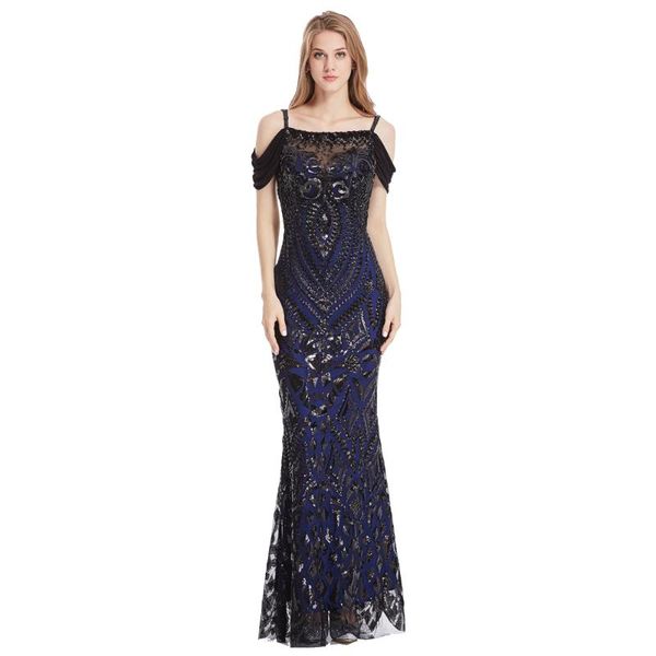 angel-fashions women's evening dress off shoulder pattern sequin spaghetti strap illusion vintage long elegant prom party 220, White;black
angel-fashions women's evening dress off shoulder pattern sequin spaghetti strap illusion vintage long elegant prom party 220, White;black